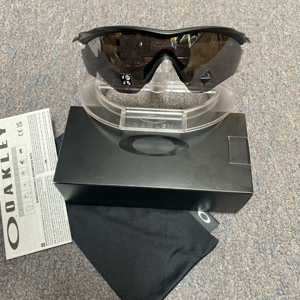 Oakley sunglasses M2 FRAME XL Matt Black Prizm Black Polarized New